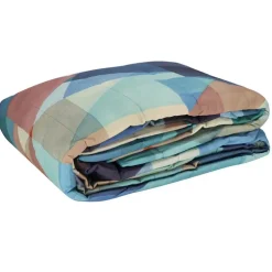 Copriletto trapuntato mezza stagione singolo GABEL Mirror azzurro