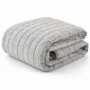 Copriletto trapuntato Singolo grigio 170x260 Anallergico | Soft Effect