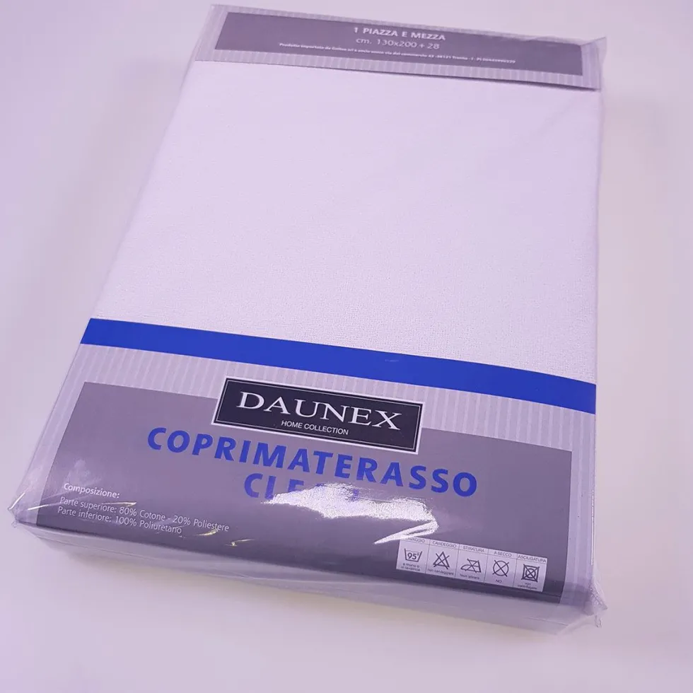 COPRIMATERASSO IMPERMEABILE TRASPIRANTE per letto singolo traspirante igenico CLEAN