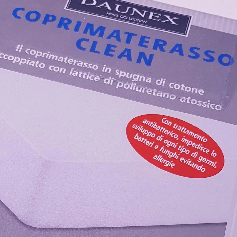 COPRIMATERASSO IMPERMEABILE TRASPIRANTE per letto singolo traspirante igenico CLEAN