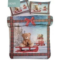 COPRIPIUMINI NATALIZI - Set copripiumino ORSETTO BEAR