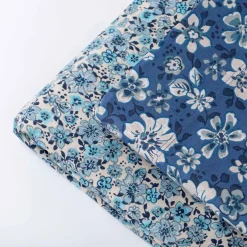 Copripiumino con federa matrimoniale Riviera Consiglia blu