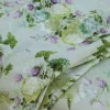 Copripiumino con federe Matrimoniale FAZZINI in raso Summer verde