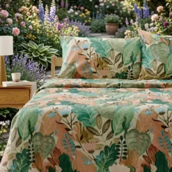 Copripiumino con sotto e federe matrimoniale Bassetti Tropic 41