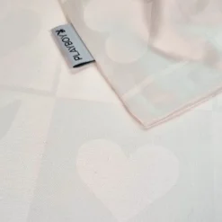 Copripiumino matrimoniale e federe in raso PLAYBOY Jacquard bianco