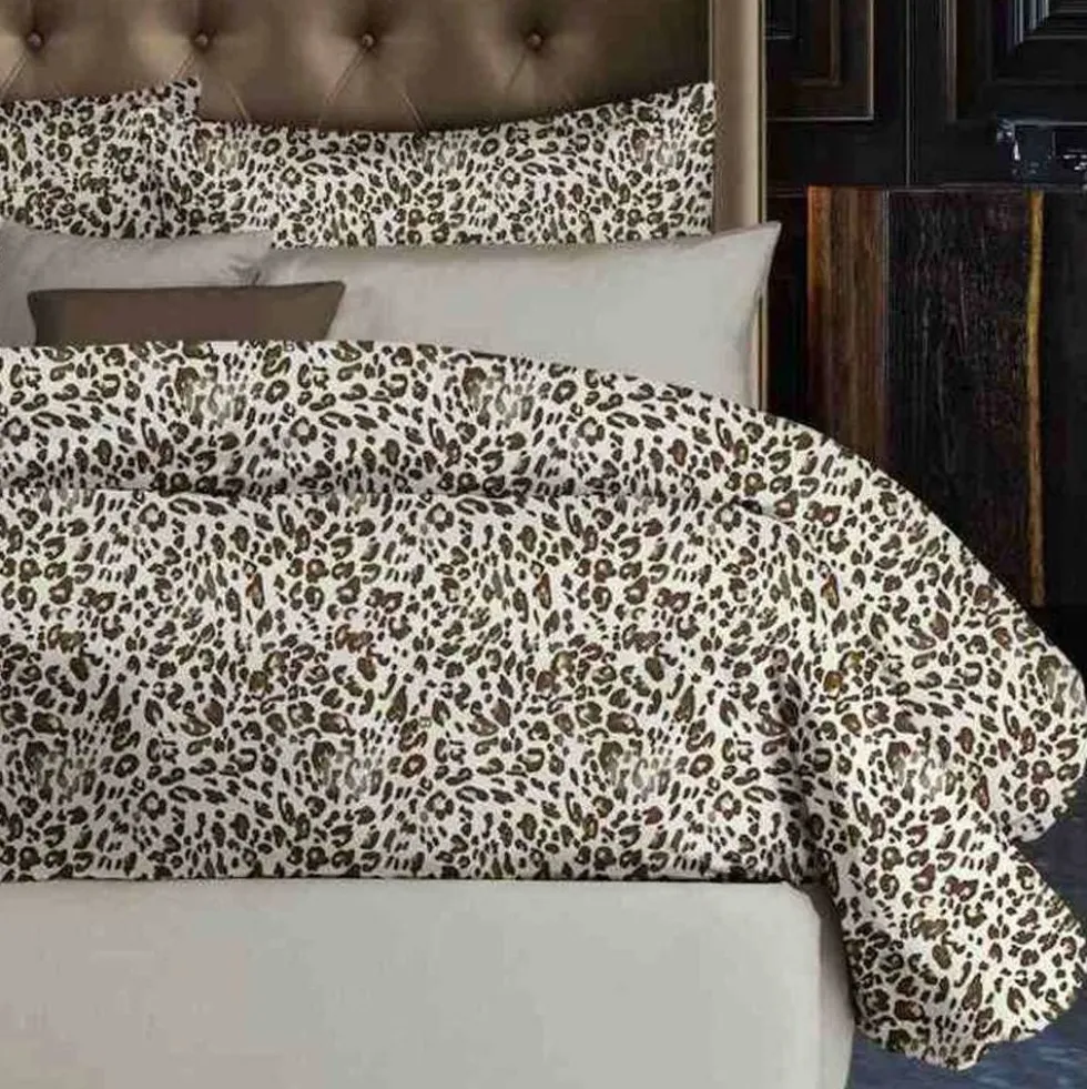 Copripiumino Matrimoniale e federe LAURA BIAGIOTTI Drucilla animalier