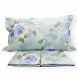 Copripiumino Matrimoniale MIRABELLO Precious Rose blu