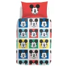 Copripiumino Singolo e federa Mickey Colors Caleffi