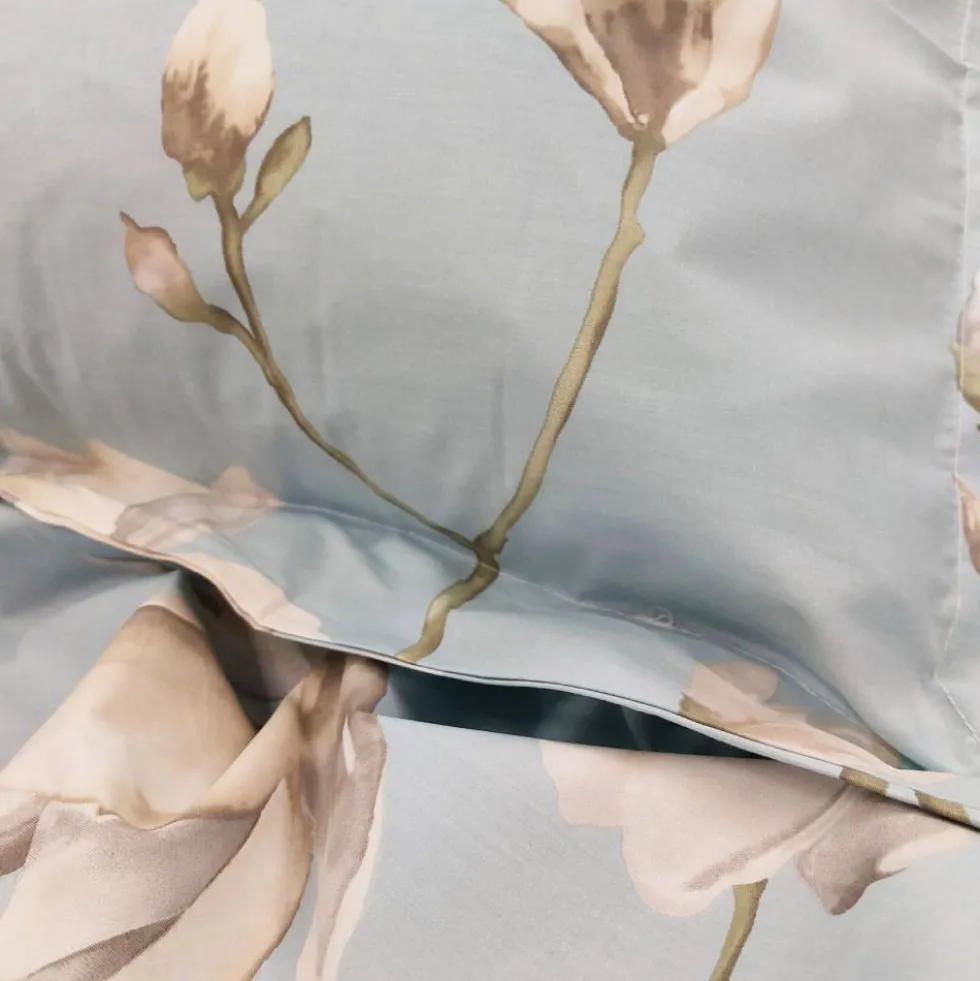 Copripiumone Matrimoniale MIRABELLO Soft Magnolia cielo