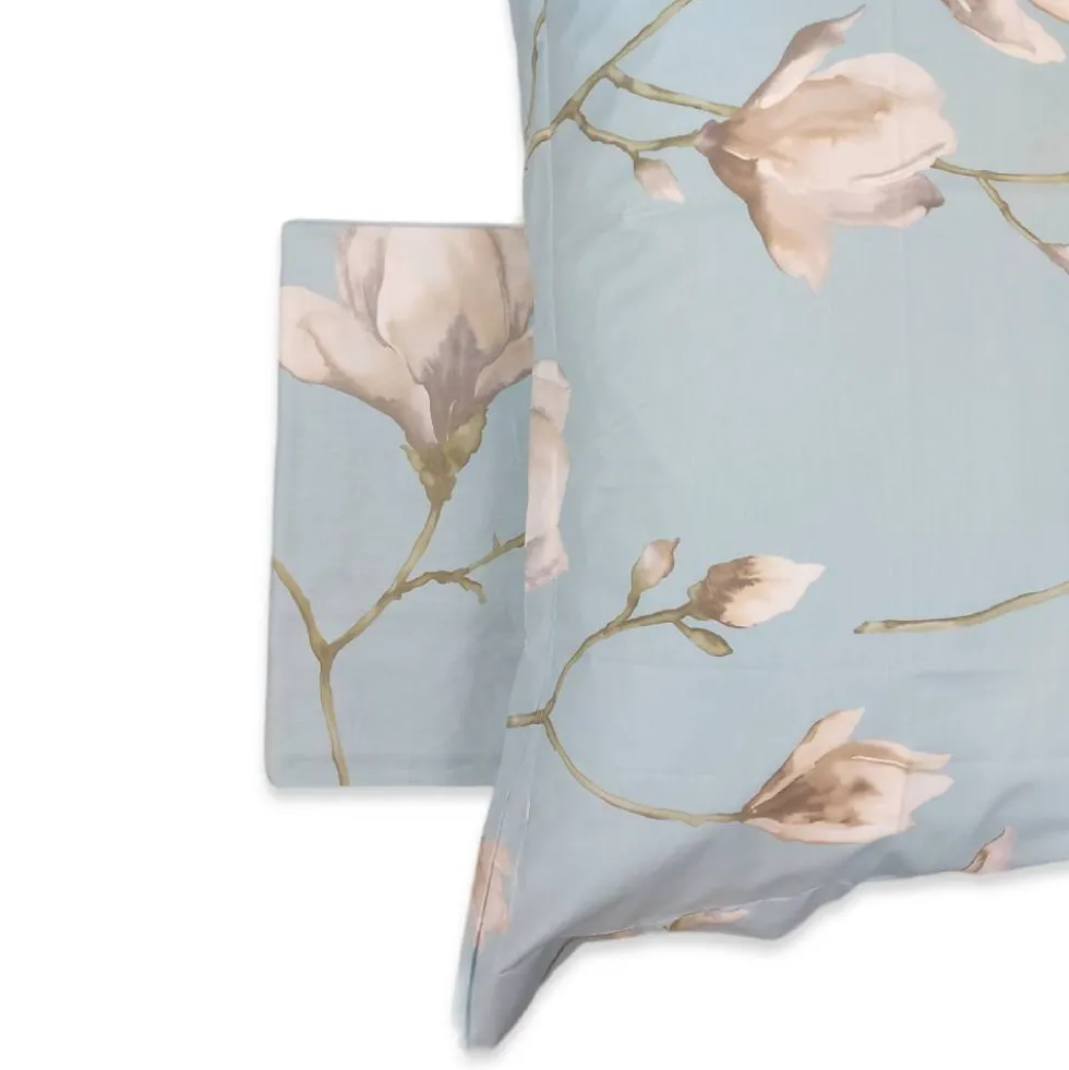 Copripiumone Matrimoniale MIRABELLO Soft Magnolia cielo