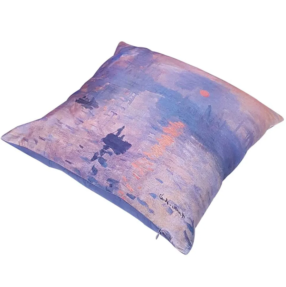 Cuscino arredo decorativo RANDI 40x40 Quadri d'Autore Monet Levar del Sole
