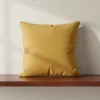 Cuscino Arredo in velluto Borbonese 60x60 Living Ocra con Piping OP