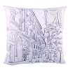 Cuscino arredo Trussardi 60x60 cm Via della Spiga bianco