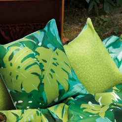 Cuscino arredo 50x50 cm in percalle KEN SCOTT Filodendro