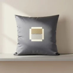 Cuscino Blu Cobalto Borbonese Metropolis 45x45 | Design Iconico