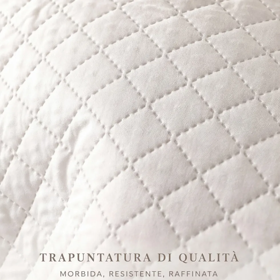 Cuscino letto Guanciale SOFT con fiocchi di Memory