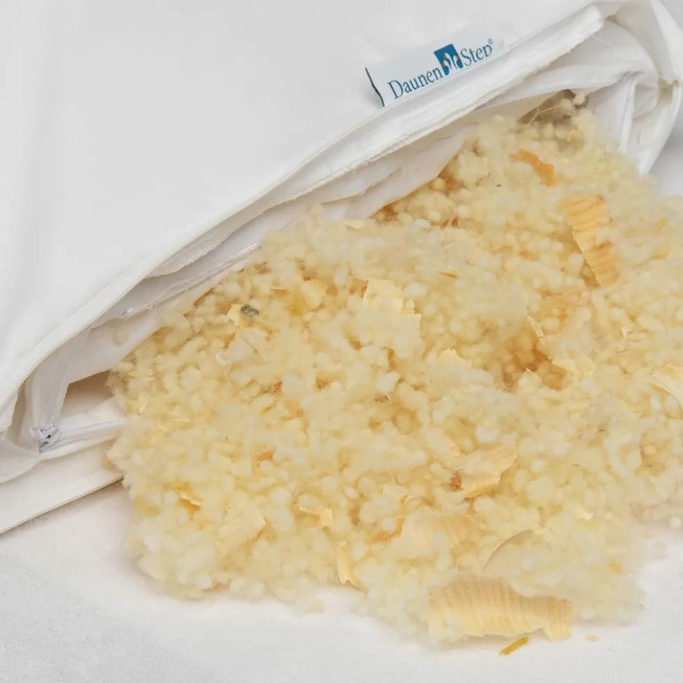 Daunenstep cuscino letto Perla Cirmolo per chi dorme sulla schiena o di lato
