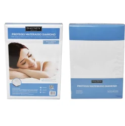 DAUNEX coprimaterasso con angoli singolo in cotone DIAMOND 90x200 cm