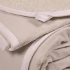 DAUNEX coprirete matrimoniale SLIM in feltro antiscivolo con lacci 160x195