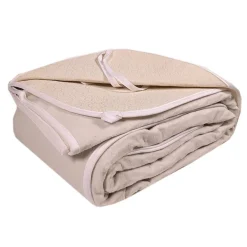 DAUNEX coprirete matrimoniale in feltro antiscivolo con lacci 165x195