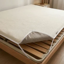 DAUNEX coprirete piazza e mezza in feltro antiscivolo con lacci 120x195