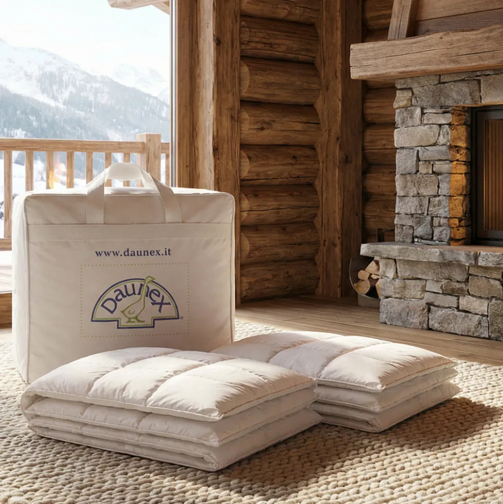 Daunex Piumino d’Oca St. Moritz 4 Stagioni DUO Singolo 155x200