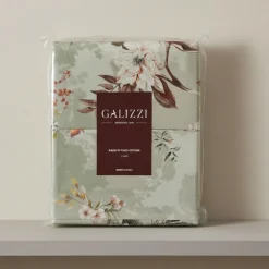 Emanuela Galizzi Lenzuola-copriletto Matrimoniali in Raso Emily salvia