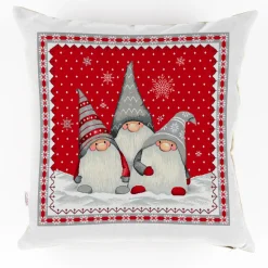 Fodera per cuscino arredo in gobelin Natalizio ELF 45x45 Natale