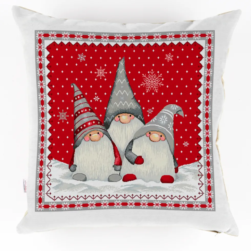 Fodera per cuscino arredo in gobelin Natalizio ELF 45x45 Natale