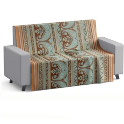 Foulard Copritutto Telo Arredo 260x260 cm VARANASI cacao