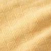 GABEL Copriletto estivo 2 piazze jacquard in piquet di cotone HUGO oro