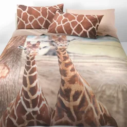 Gabel Parure lenzuola copriletto GIRAFFE Matrimoniale RAFFA