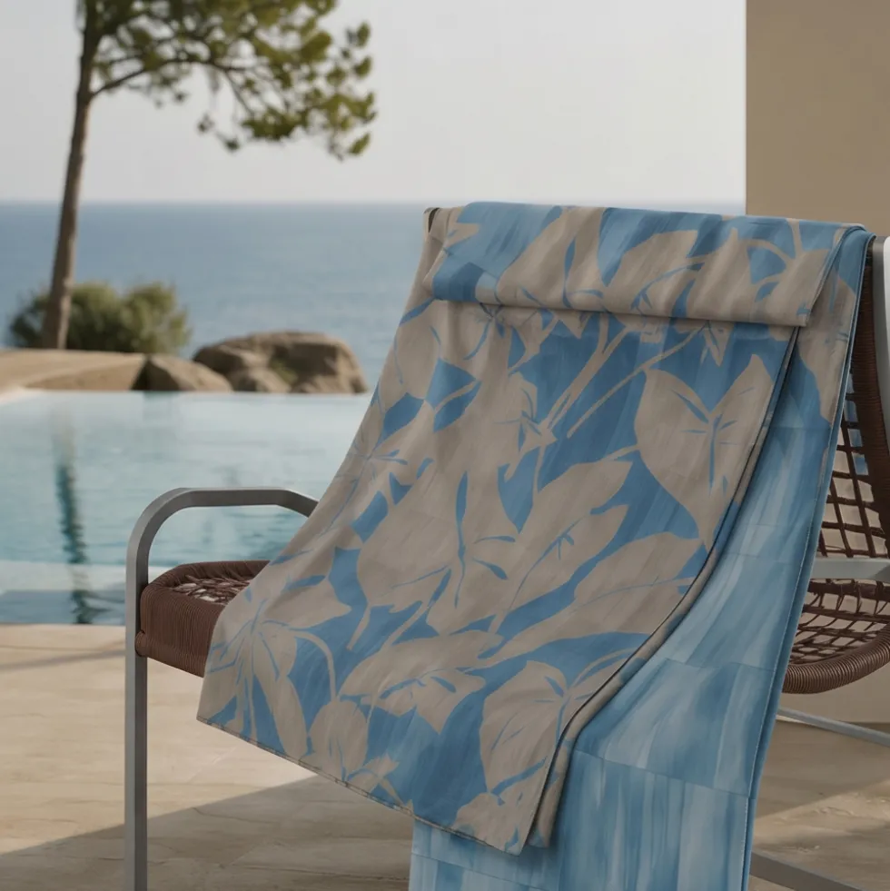 GABEL Telo arredo copritutto in cotone Fohla bluette - 2 misure