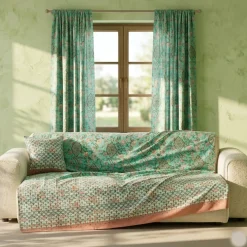 Granfoulard Bassetti Tigullio V1 180x270 Telo Arredo Verde Acqua