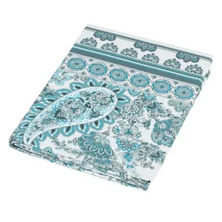 Granfoulard Telo Copridivano Fazzini Samarcanda Raso 300TC Azzurro 270x290