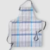 Grembiule con pettorina STUART scozzese tartan tinto in filo