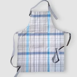 Grembiule con pettorina STUART scozzese tartan tinto in filo