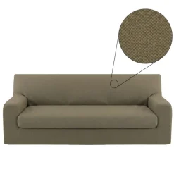 Kit componibile Copridivano 3 Posti + Copricuscino Lungo Genius tortora
