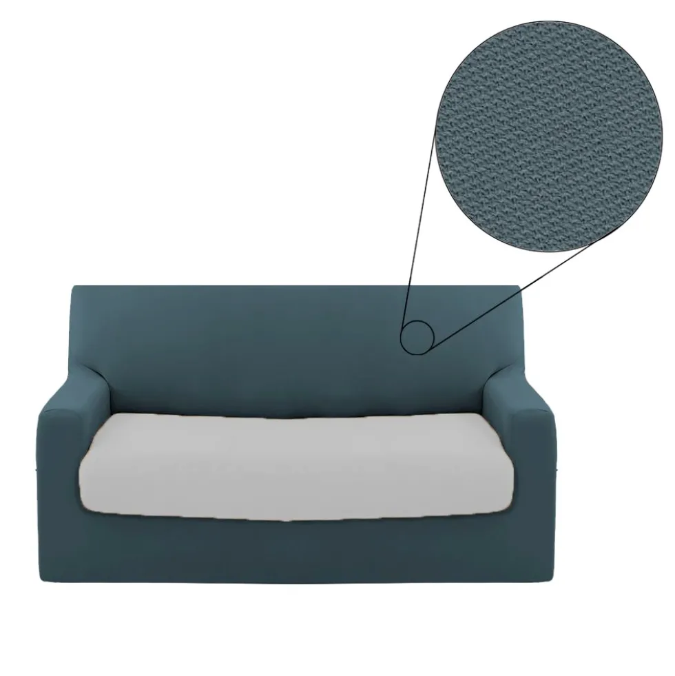 Kit Copridivano 2 Posti + Copricuscino Lungo Genius Avio | Acquista