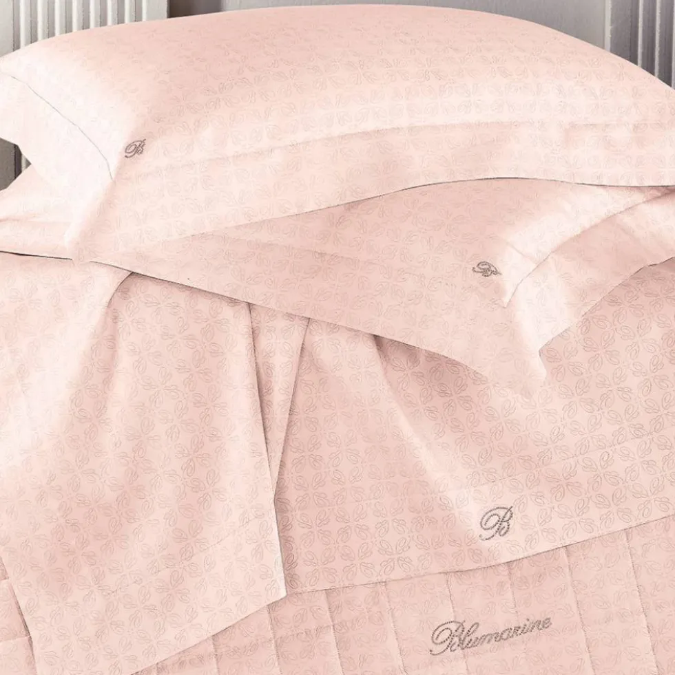 Lenzuola completo raso matrimoniale Blumarine Quadrifoglio