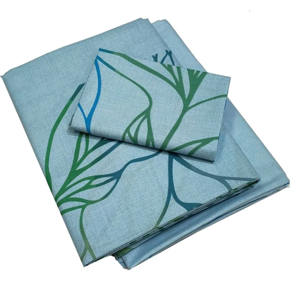 Lenzuola-copriletto matrimoniale Gabel Trinidad azzurro