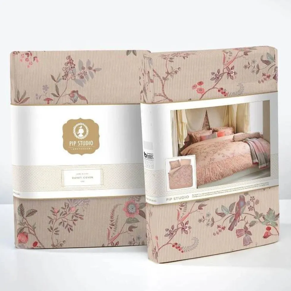 Lenzuola-copriletto Matrimoniali PIP STUDIO Amor de Dios sabbia