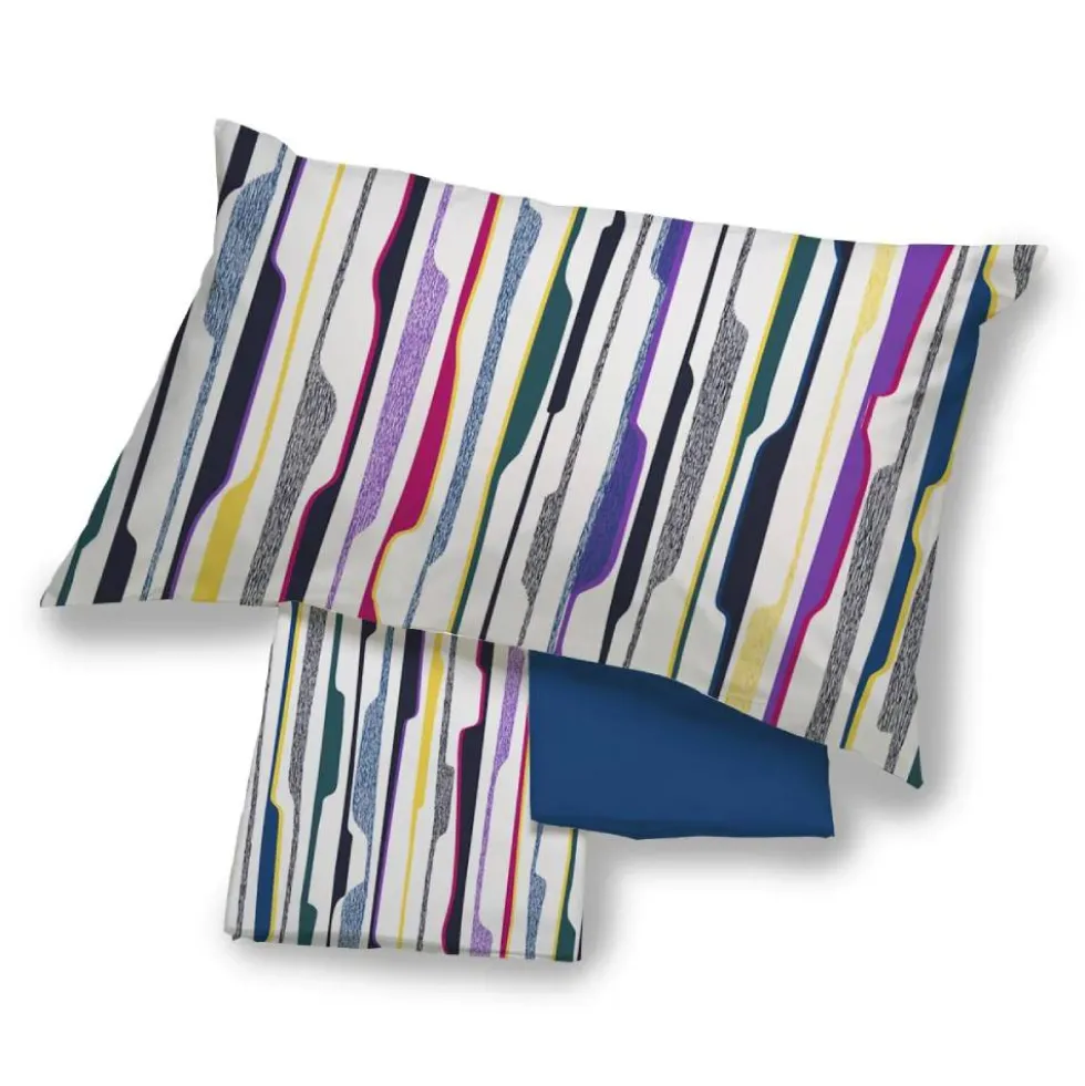 Lenzuola in cotone completo HAPPIDEA Parey geometrico