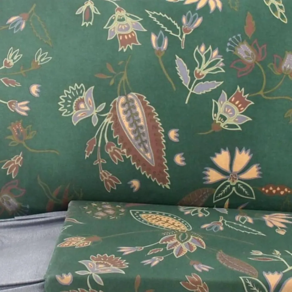 Lenzuola in cotone matrimoniale Bassetti SIKAR V1 verde Orientale