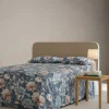 Lenzuola in percalle Matrimoniali Enrico Coveri EITAN floreale blu