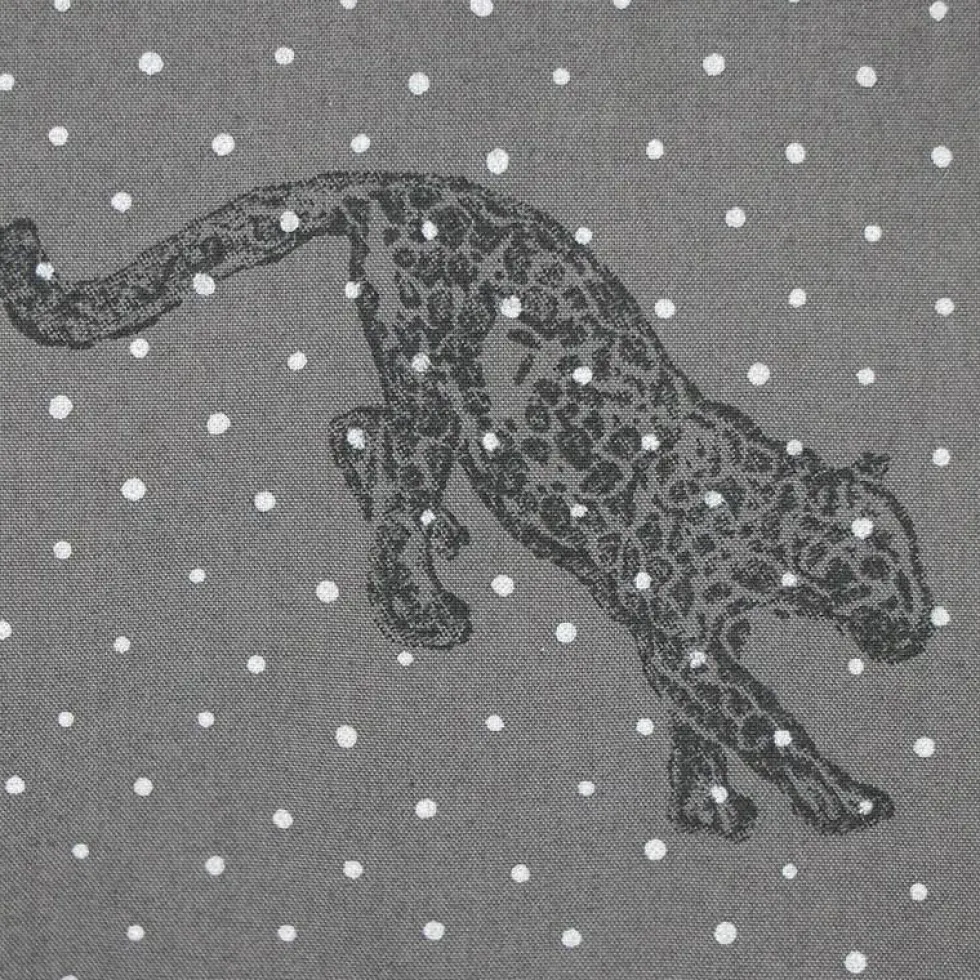 Lenzuola in Percalle Matrimoniali GABEL Nalani grafite animalier