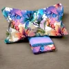 Lenzuola in percalle Matrimoniali Enrico Coveri SANNA fiori multicolor