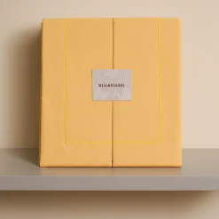 Lenzuola matrimoniale e federe Missoni Home JO 40 oro