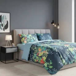 Lenzuola matrimoniali Bassetti FLOWER GATE B1 floreale 100% cotone