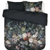 Lenzuola matrimoniali 2 piazze effetto copriletto ESSENZA Filou blu navy